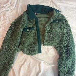 PacSun Green Sherpa Jacket